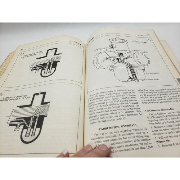 Clymer Suzuki Service Repair Maintenance Handbook 380-750cc Triples 1972-1977 - Picture 13 of 14